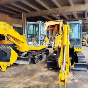 Miniexcavadora usada, 5 toneladas, 6 toneladas, venta por el propietario, pequeña, excavadora Komatsu pc56 de segunda mano, precio - Product Image 6