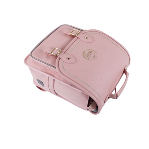 Made Vietnam Featuring PU Leather Custom Logo Pattern <b>School</b> Customizable Cute Waterproof Foldable Backpack <b>Girls</b> Aged 6-12 - Product Image 4