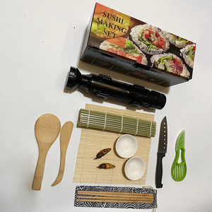 Juego de Herramientas <span class=keywords><strong>para</strong></span> <span class=keywords><strong>Hacer</strong></span> <span class=keywords><strong>Sushi</strong></span>, Molde <span class=keywords><strong>para</strong></span> <span class=keywords><strong>Sushi</strong></span>, Plato de Paja de Trigo, Tapete de Bambú <span class=keywords><strong>para</strong></span> Enrollar, Herramientas Creativas de Cocina - Product Image 6