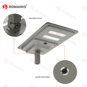 Lámpara Solar para Jardín con Certificación CE, IP65 Impermeable, 10W-120W, 51Ah LiFePO4, Sensor de Movimiento de Ángulo Amplio, 50000 Horas de Duración, LED Solar para Exteriores - Product Image 6