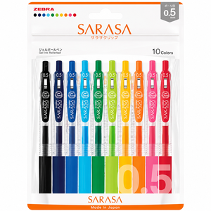 [ผลิตในประเทศญี่ปุ่น] ปากกาเจลเซราซ่า คลิป เดโคชายน์ 0.5 มม. ชุด 10 สี – หมึกเมทัลลิกเงางาม ใช้ได้กับกระดาษสีดำ - Product Image 2
