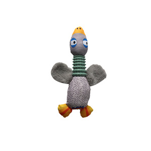 Jouet à mâcher en peluche personnalisé pour animaux de compagnie jouet pour animaux de compagnie <span class=keywords><strong>canard</strong></span> oie <span class=keywords><strong>sauvage</strong></span> poupée en peluche résistant aux morsures meulage des dents dents nettoyer jouet de soulagement du son - Product Image 5