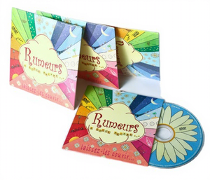 Cartera Ecológica Personalizada de 2 Paneles, Álbum Profesional para Replicación de CD y VCD con Impresión Offset y Copia en Masa - Product Image 1