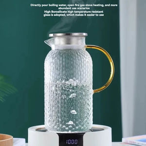 Bouteille d'eau froide en verre grande capacité, idéale pour la vente en gros, peut également servir de tasse chauffante. - Product Image 4