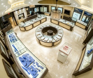 Vitrine à bijoux en bois LED <span class=keywords><strong>de</strong></span> luxe sur mesure, comptoir incurvé durable <span class=keywords><strong>de</strong></span> haute qualité pour les boutiques <span class=keywords><strong>de</strong></span> bijoux <span class=keywords><strong>de</strong></span> mode <span class=keywords><strong>de</strong></span> style <span class=keywords><strong>Pandora</strong></span> - Product Image 4
