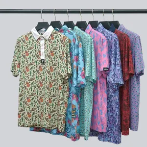 Ropa Deportiva de Golf Personalizada con Logotipo, 80% Poliéster, 20% Elastano, Secado Rápido, Corte Ajustado, Impresión Digital, para Camisetas - Product Image 1