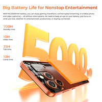 Teléfono Inteligente Oukitel C17 Plus con Android 16, Doble SIM, Desbloqueado, 54/128 GB, 5000 mAh, HD, Versión Global