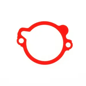 China Fabricante Personalizado Red Silicone Gasket Spacer Oval Square Round Rubber EPDM Seal Ring Washer