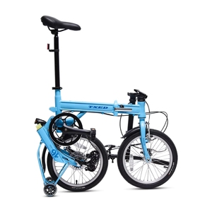 <span class=keywords><strong>Bicicleta</strong></span> Plegable TXED de Tres Pliegues, 16 <span class=keywords><strong>Pulgadas</strong></span>, 3 Velocidades, Frenos V, Horquilla de Acero, Pedales Ordinarios - Product Image 4