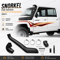 Kit de snorkel 4x4 pour Toyota Land Cruiser Série 70 LC71 LC73 LC75 LC76 LC78 LC79 2007+ Accessoires d'admission d'air tout-terrain