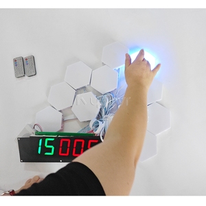 Lumières d'entraînement de ré<span class=keywords><strong>action</strong></span> pour jeux interactifs de parc d'attractions, avec minuterie, pour améliorer rapidement la réactivité et les défis - Product Image 6