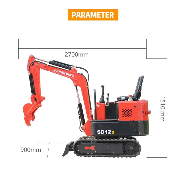 800KG/1T/1.2T/1.5T/1.7T hydraulic mini excavator mini digger loader bagger with competitive prices meet CE/EPA/EURO 5 emission