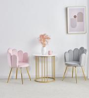 Chaise de canapé simple Ensemble de chaises de salon modernes Mobilier de salon Chaise de luxe Fauteuils en velours pour le salon de luxe