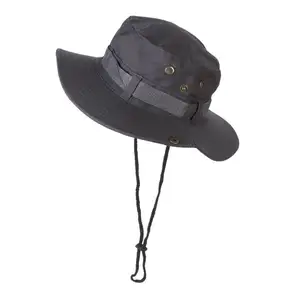 2021 sıcak satış Unisex moda gümrük logosu büyük ağız güneş şapka Safari şapka toptan popüler nakış desen büyük saçak alp şapkalar