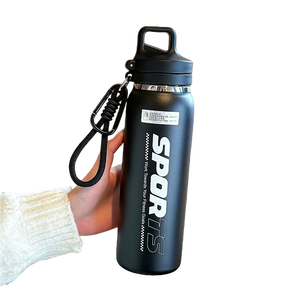 Bouteille isotherme colorée à large ouverture, prête à être expédiée, avec couvercle à ouverture <span class=keywords><strong>rapide</strong></span> <span class=keywords><strong>et</strong></span> sangle - Product Image 4