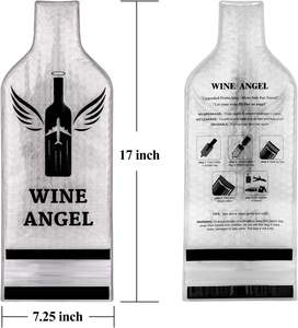 Protector de botella de vino reutilizable OEM personalizado al por mayor, protectores de paquete de 6 botella de vino, protector de viaje, bolsa de piel de vino para España Great Western - Product Image 4