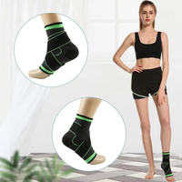 Compression Brace Protecteur Nylon Tricoté Soins De Santé 3D Armure Élastique Bandage Manches Cheville Brace