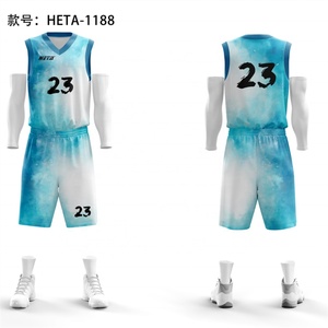Maillot de basketball en gros pour femmes et jeunes, ensemble uniforme personnalisé respirant pour le sport - Product Image 5