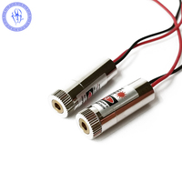 Module Laser réglable avec pilote, ligne de points rouges 5V DC 5mW 650nm