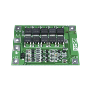 Bảng Bảo Vệ Bộ Sạc Pin <span class=keywords><strong>Lithium</strong></span> 3S 40A 11.1V 12.6V 18650 PCB BMS Cho Máy Khoan Mô-đun Tế Bào Lipo Hiện Tại 40A Phiên Bản Nâng Cao - Product Image 2