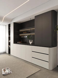 <span class=keywords><strong>Buffet</strong></span> <span class=keywords><strong>en</strong></span> bois <span class=keywords><strong>massif</strong></span> <span class=keywords><strong>noyer</strong></span>, meuble de rangement moderne pour salle à manger - Product Image 3
