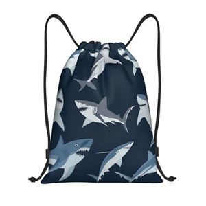 Sac à dos pliable personnalisé avec cordon de serrage, imperméable, séchage rapide, pour le sport, la gym, le basketball, la randonnée, la natation, les voyages, l'école - Product Image 1
