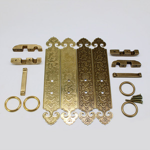 Chinese <b>Antique</b> Style Brass Cabinet Door Handle Ring Shape Durable Furniture Handle - Product Image 4