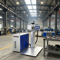 Machine de marquage laser à fibre MOPA HG-ZM-B-D30, graveur laser métallique haute précision pour marquage couleur sur acier inoxydable et aluminium