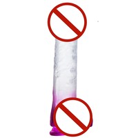 Vibrador Dildo Realista de TPE Suave de 8 Pulgadas con Potente Ventosa Estimuladora de Punto G para Masturbación Femenina, Juguete Sexual para Adultos