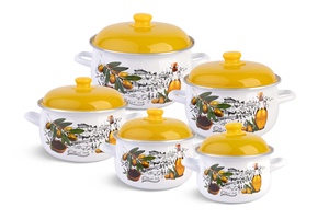 Cabilock Dolsot Men Nấu Ăn Nồi Kho Nồi Nấu Ăn Nồi Men Bát Với Nắp Men Bát Salad Phong Cách Trung Quốc <span class=keywords><strong>Retro</strong></span> Nhào Nơ - Product Image 2