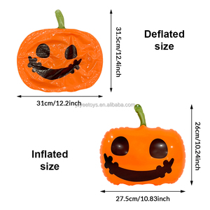 Joyee Décoration Gonflable Citrouille d'Halloween à Suspendre en PVC, Mignonne <span class=keywords><strong>Jack</strong></span>-<span class=keywords><strong>O</strong></span>'-<span class=keywords><strong>Lantern</strong></span> pour Fêtes Intérieures et Extérieures, Décoration de Porte - Product Image 4