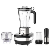 Mixeur multifonction 4-en-1, appareil de cuisine multifonctionnel, 6 lames, broyeur de glace, fabricant de mixeurs