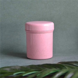 Sinh thái thân thiện phân hủy sinh học rơm lúa mì PP Kem chà Icecream Jar 250 gam nhựa mỹ phẩm lọ với vít có nắp đậy - Product Image 2