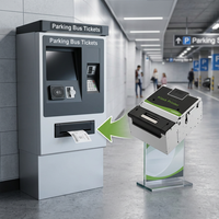 Imprimante de reçus pour borne de paiement 80 mm avec coupeur automatique, utilisée pour les distributeurs automatiques, les machines de vente et les parkings