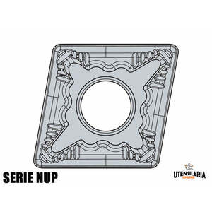 Plaquettes tournantes négatives CNMG-NUP (10 pièces) - Product Image 2