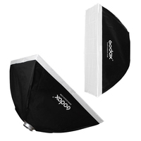 Godox Softbox 70*100cm Rectangulaire Softbox Double Tissu Doux avec Bowens pour Portrait Studio Blitz Speedlite Softbox
