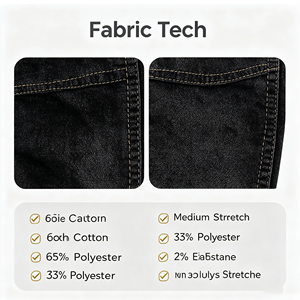 <span class=keywords><strong>Jean</strong></span> de maternité doux pour <span class=keywords><strong>femme</strong></span>, taille haute, en denim extensible, style décontracté et confortable pour le quotidien - Product Image 6