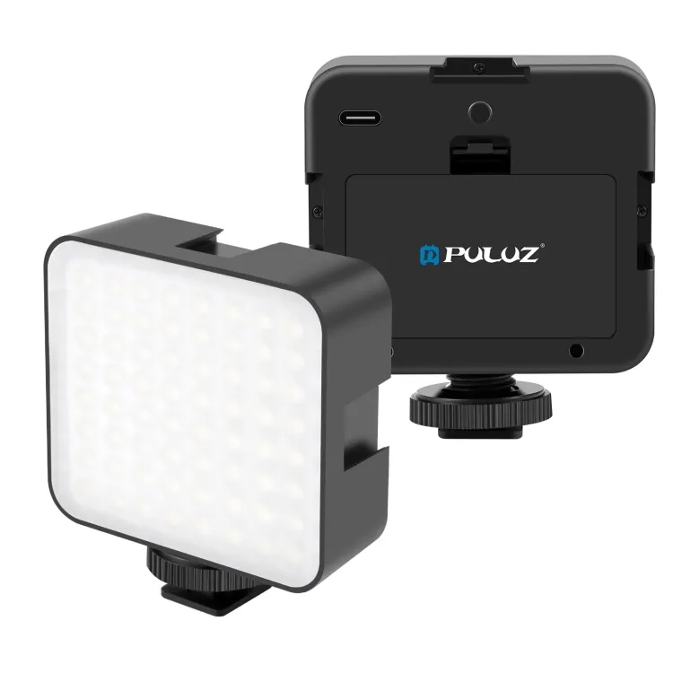 Original fábrica PULUZ 64LED 3W Vídeo 64 LED Splicing Fill Luz para Câmera Video Camcorder