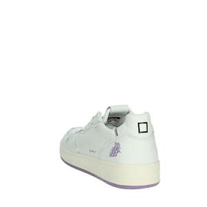 D.A.T.E. Zapatillas Deportivas para Mujer W401-CR-FT-GP Blancas Estilo Baloncesto Wisteria - Product Image 2