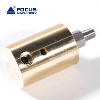 Raccord Rotatif Laiton Haute Pression Haute Vitesse Simple Flux Eau Filetage BSP NPT, Tailles 1/8" 1/4" Raccord rotatif