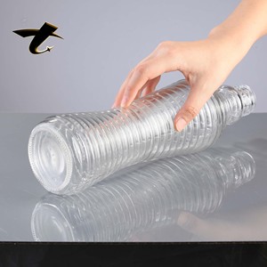 Bouteille en verre cylindrique de 500 ml pour boissons et jus, avec logo personnalisé, bouchon ROPP, joint en aluminium, emballage réutilisable pour boissons - Product Image 6