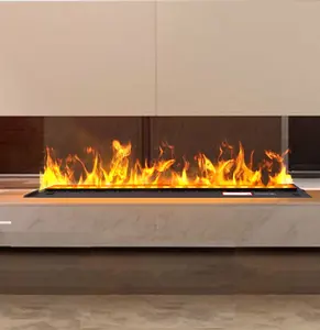 Led Decor Flame 3D Realistischer Wasserdampf Dampf Elektrischer Kamin