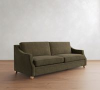 Canapé d'angle en L trois places en coton et lin, structure en bois, rembourrage en mousse, mobile, lavable, personnalisable, style nordique