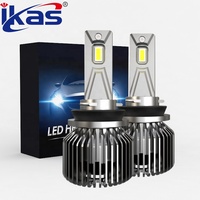 Bombillas LED para Faros Delanteros de Alta Potencia IKAS Factory, 55W 60W 6000K, 20000LM, 12-24V, LED H1 H3 9005 9006 H7 H4 H11 para Automóvil