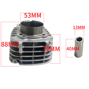 Pièce de rechange pour moto, cylindre WAVE110, compatible avec les motos Honda, kit de cylindre à piston de 53 mm, composants - Product Image 1