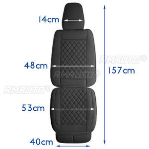 Funda de Asiento de Coche de Cuero PU Universal, Fundas de Asiento Delanteras para Automóviles, Cojín Protector para Asientos de Auto para BMW, Audi, Ford, Seat León - Product Image 6