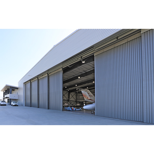 100m + Clear Span Aço Aircraft Hangar Sem colunas internas Vento Neve Carga resistente - Product Image 4