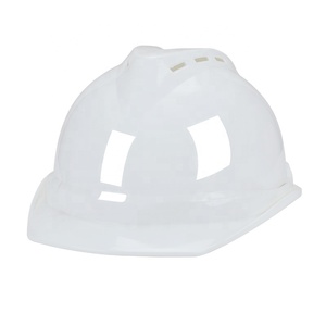 หมวกนิรภัยก่อสร้าง ABS สีขาวหมวกแข็ง - Product Image 1