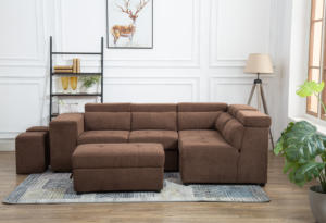 Livello superiore <span class=keywords><strong>e</strong></span> convertibile divano Queen per letto king size letto soggiorno divano modulare in velluto pieghevole divano divano letto divano pieghevole divano - Product Image 6