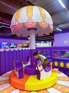 Moderno <span class=keywords><strong>y</strong></span> Colorido Equipo de Parque Infantil Interior con Pista tipo Castillo <span class=keywords><strong>y</strong></span> Brillo Espectacular para que los Niños se Diviertan en Atracciones con Pista Temática Acolchada - Product Image 6